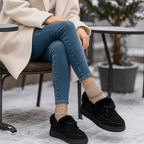 Mocasines para mujer de efecto afelpado - Esmira