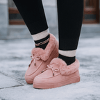 Mocasines para mujer de efecto afelpado - Esmira