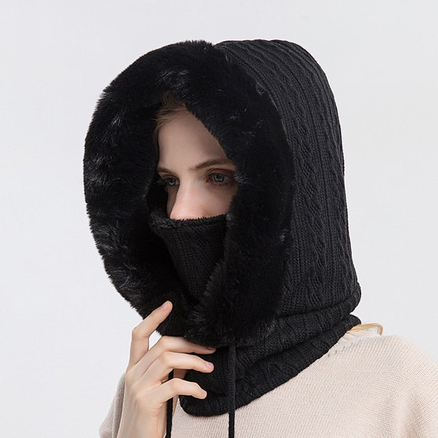 Pasamontañas de punto unisex con forro - Louis