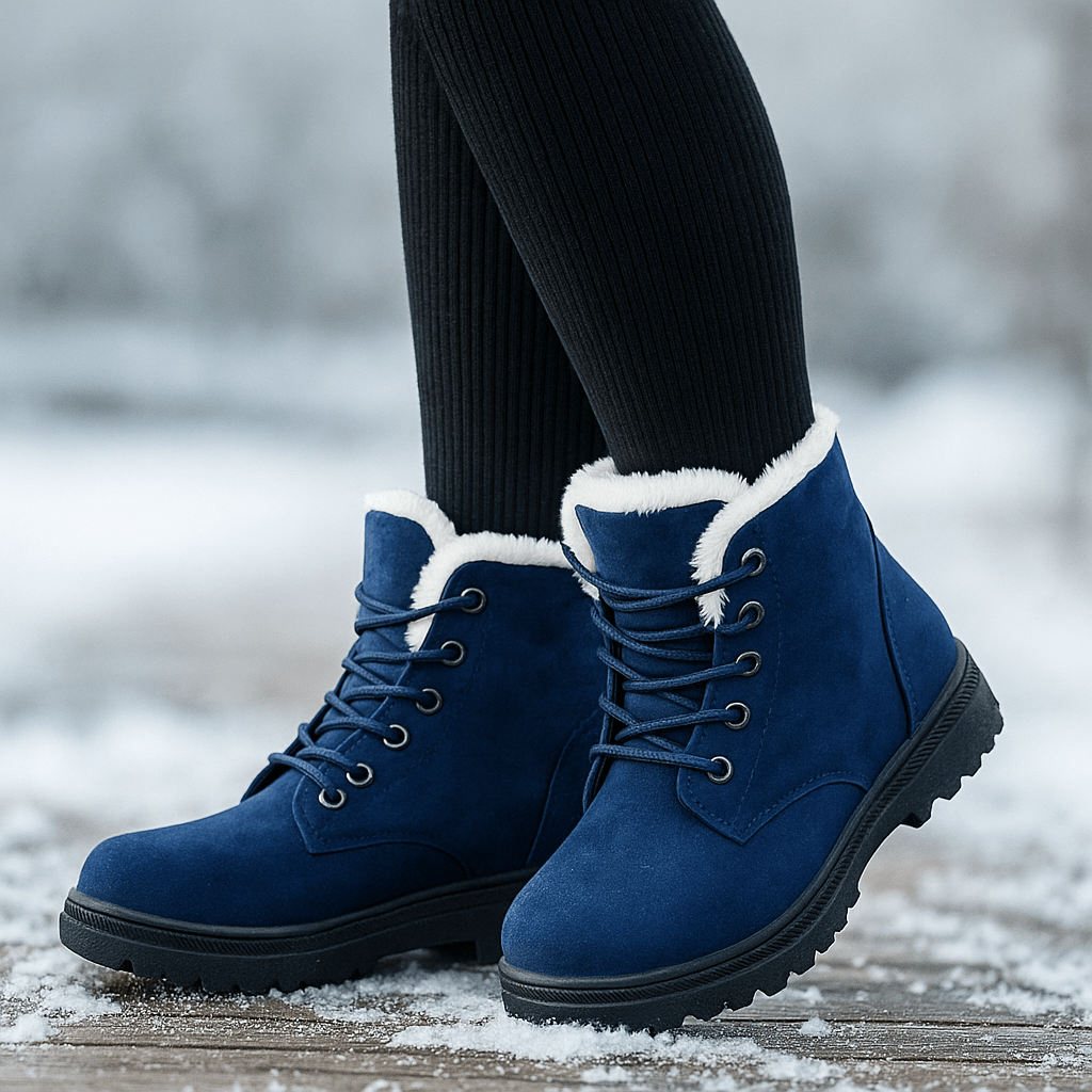 Botines para mujer de efecto afelpado - Lirenne