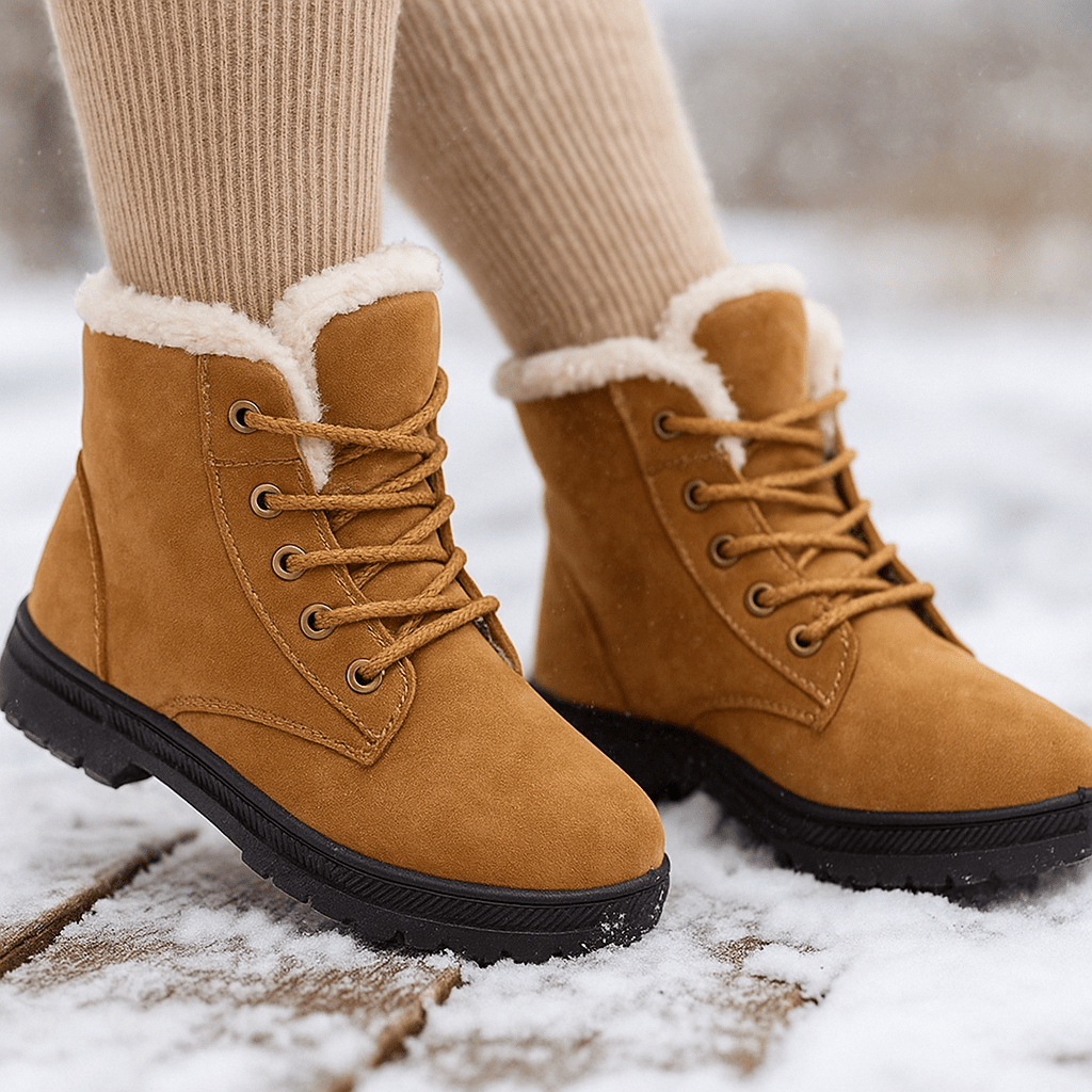 Botines para mujer de efecto afelpado - Lirenne
