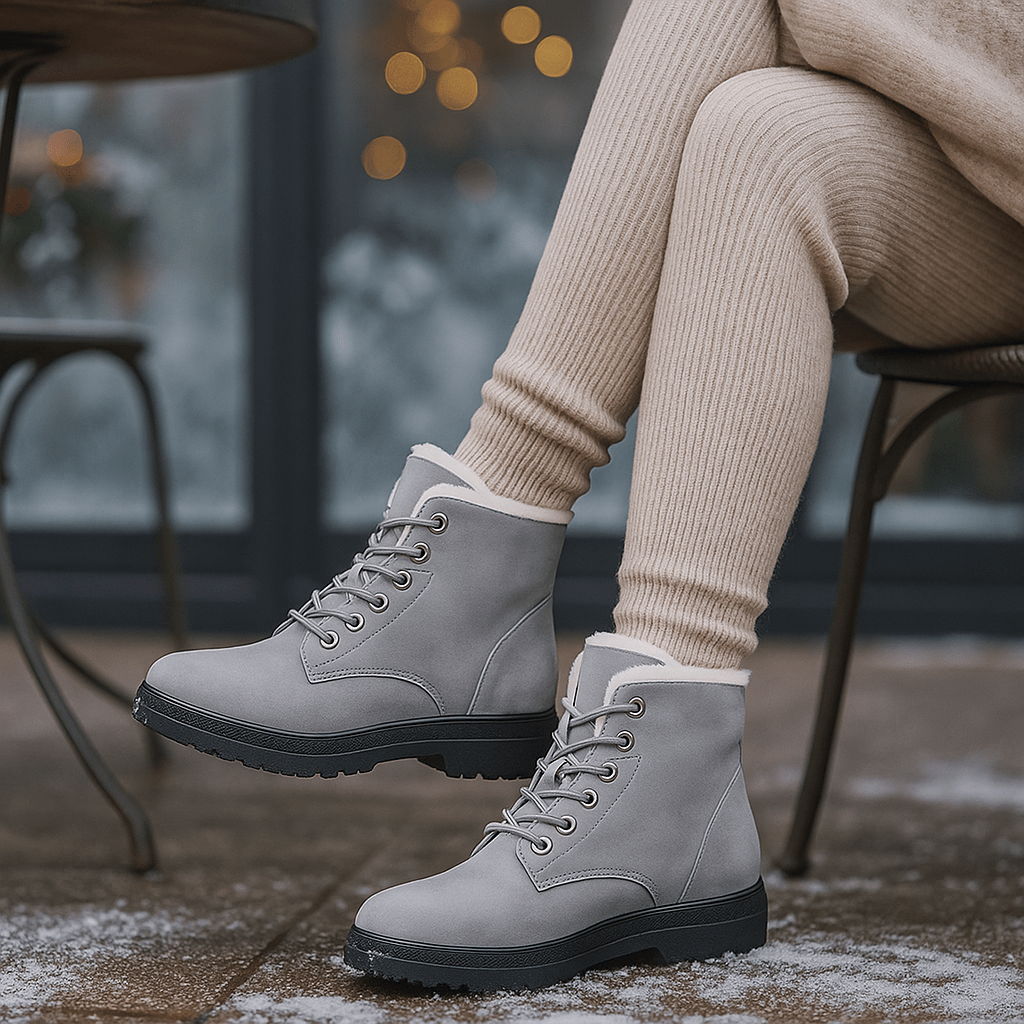Botines para mujer de efecto afelpado - Lirenne