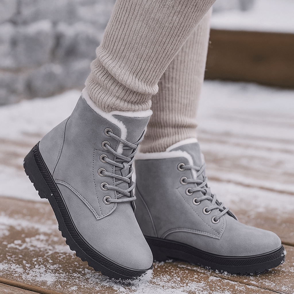 Botines para mujer de efecto afelpado - Lirenne