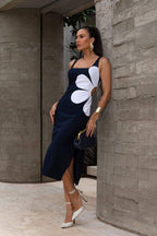 Ophelia - Vestido Midi con Estampado Floral