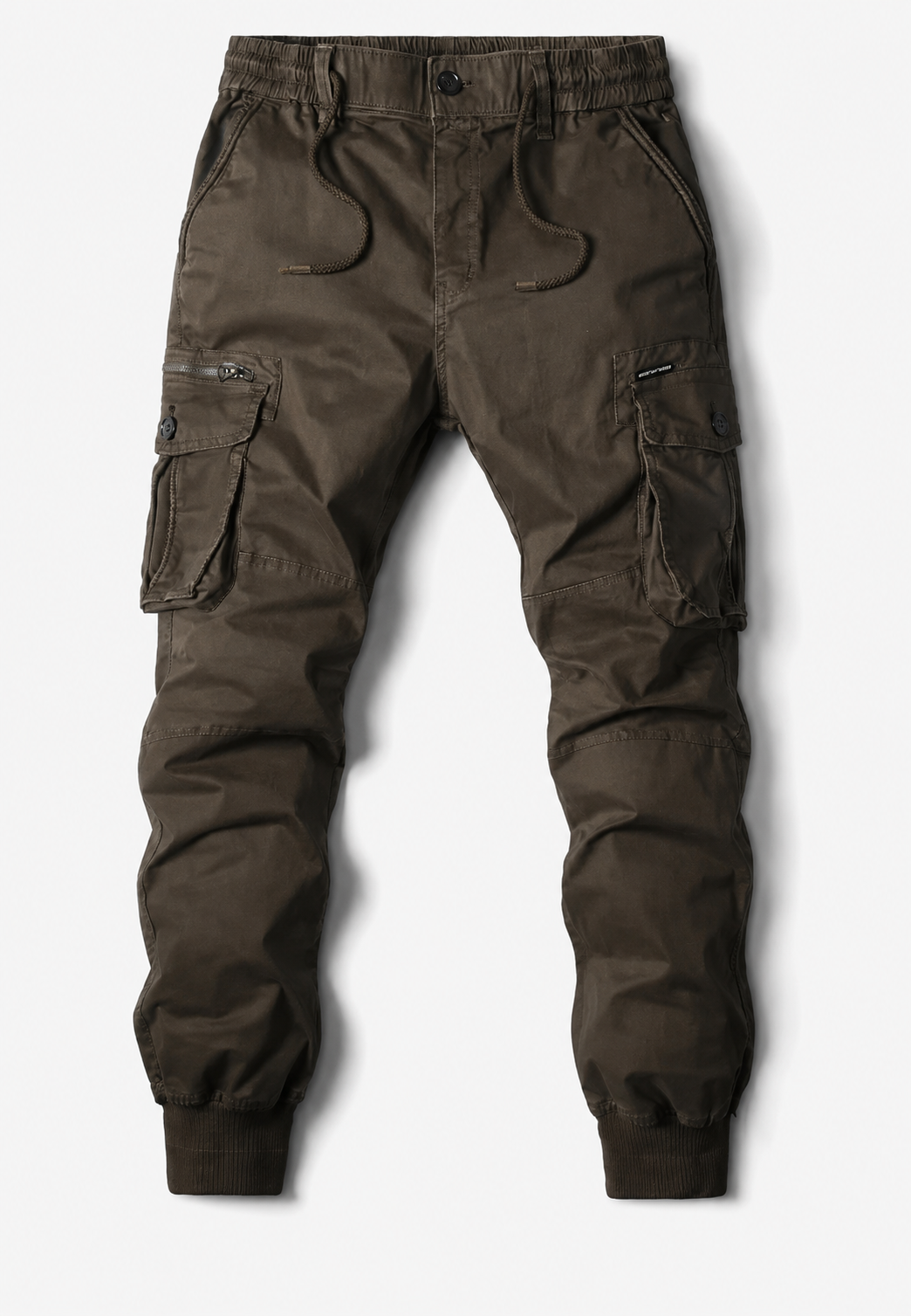 Pantalón jogger cargo hombre multibolsillos con cremallera - Nicolai