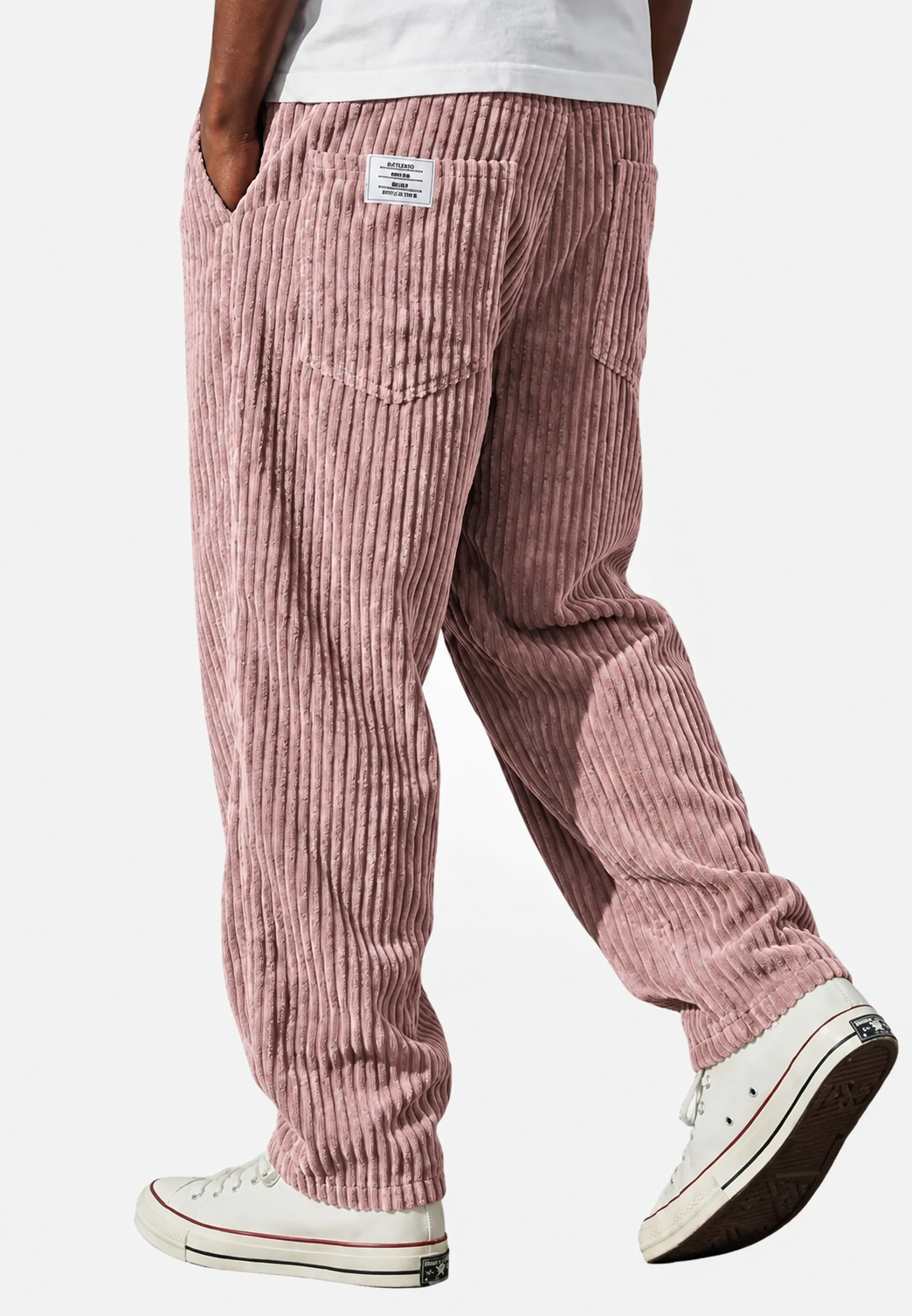Pantalón de pana hombre corte holgado con bolsillos - Bastian
