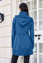 Parka impermeable mujer capucha cintura ajustable - Vérane