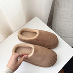 Zapatillas de tejido para mujer interior afelpado - Yrsa