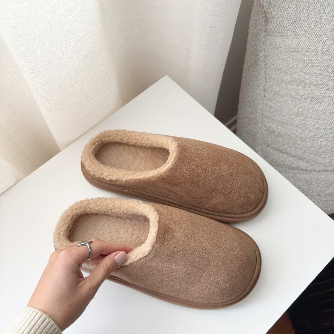Zapatillas de tejido para mujer interior afelpado - Yrsa