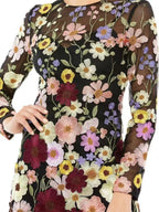 Florina - Vestido de moda floral tridimensional