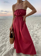 Kamila - Vestido de estilo bohemio chic