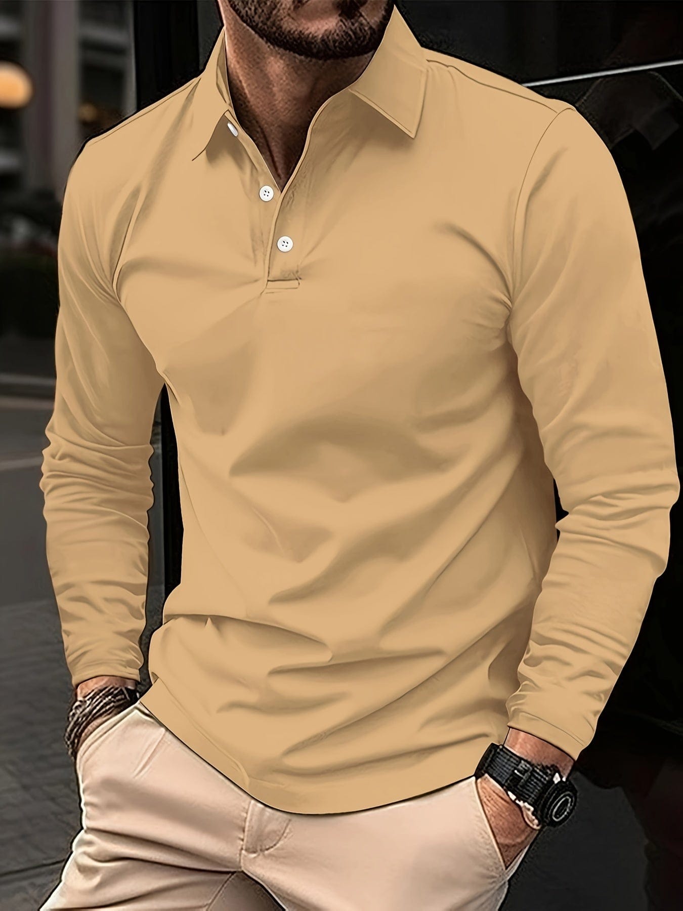 Jarren - Polo de manga larga