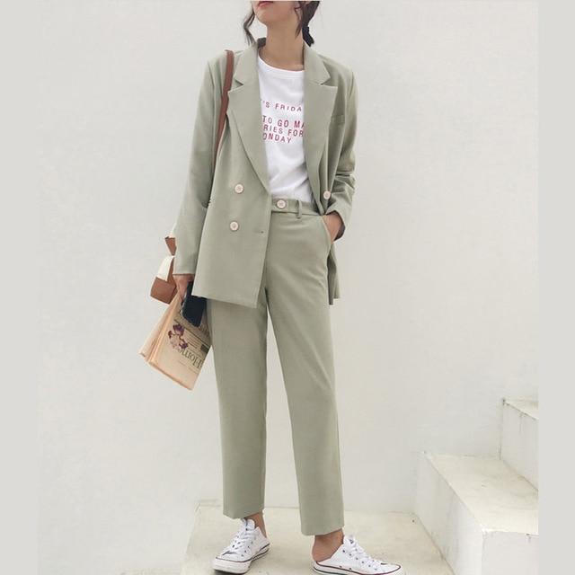 Conjunto vintage con pantalón - Adrianna