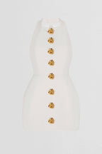 Rebecca - Vestido Mini Halter sin Espalda