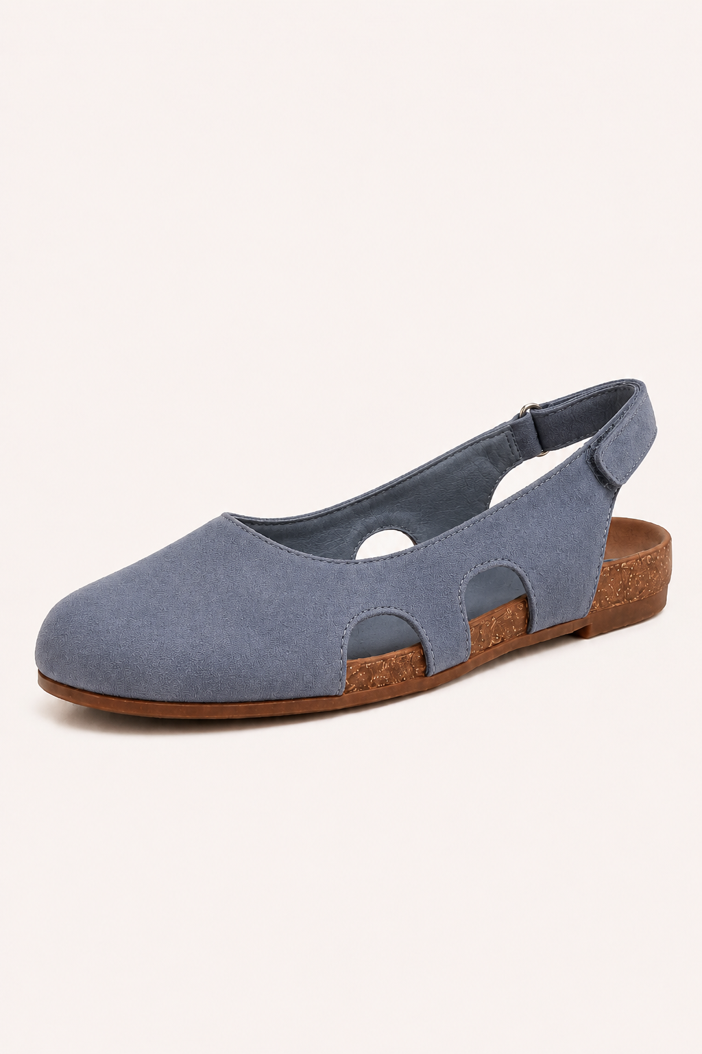 Sandalias planas cerradas para mujer con plantilla cómoda - Helga
