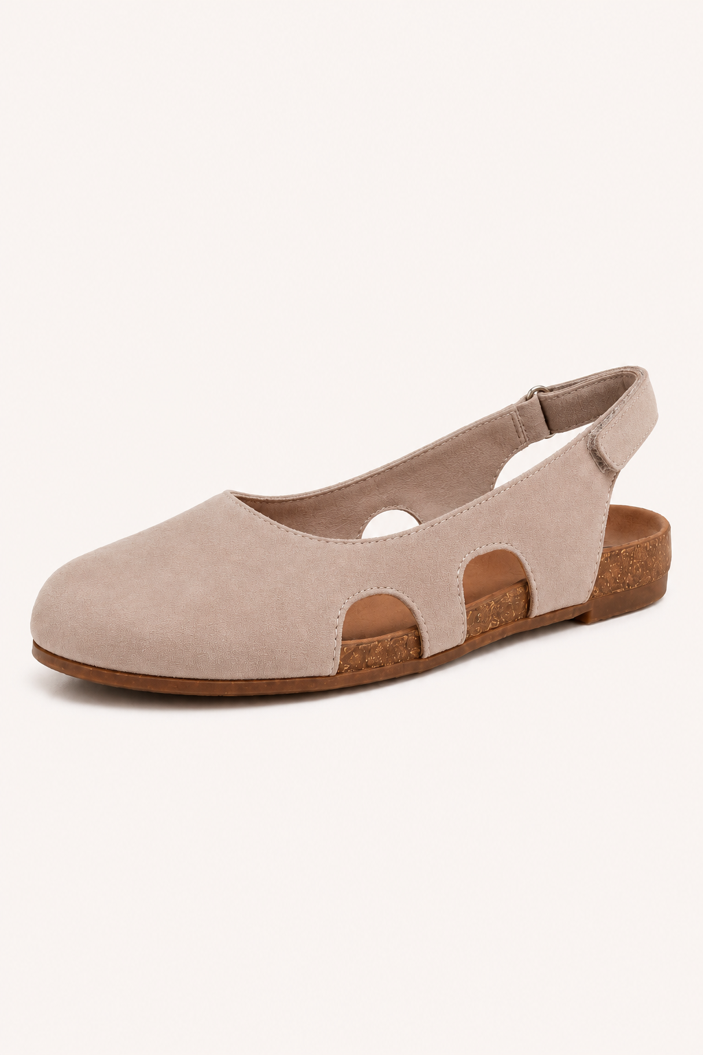 Sandalias planas cerradas para mujer con plantilla cómoda - Helga