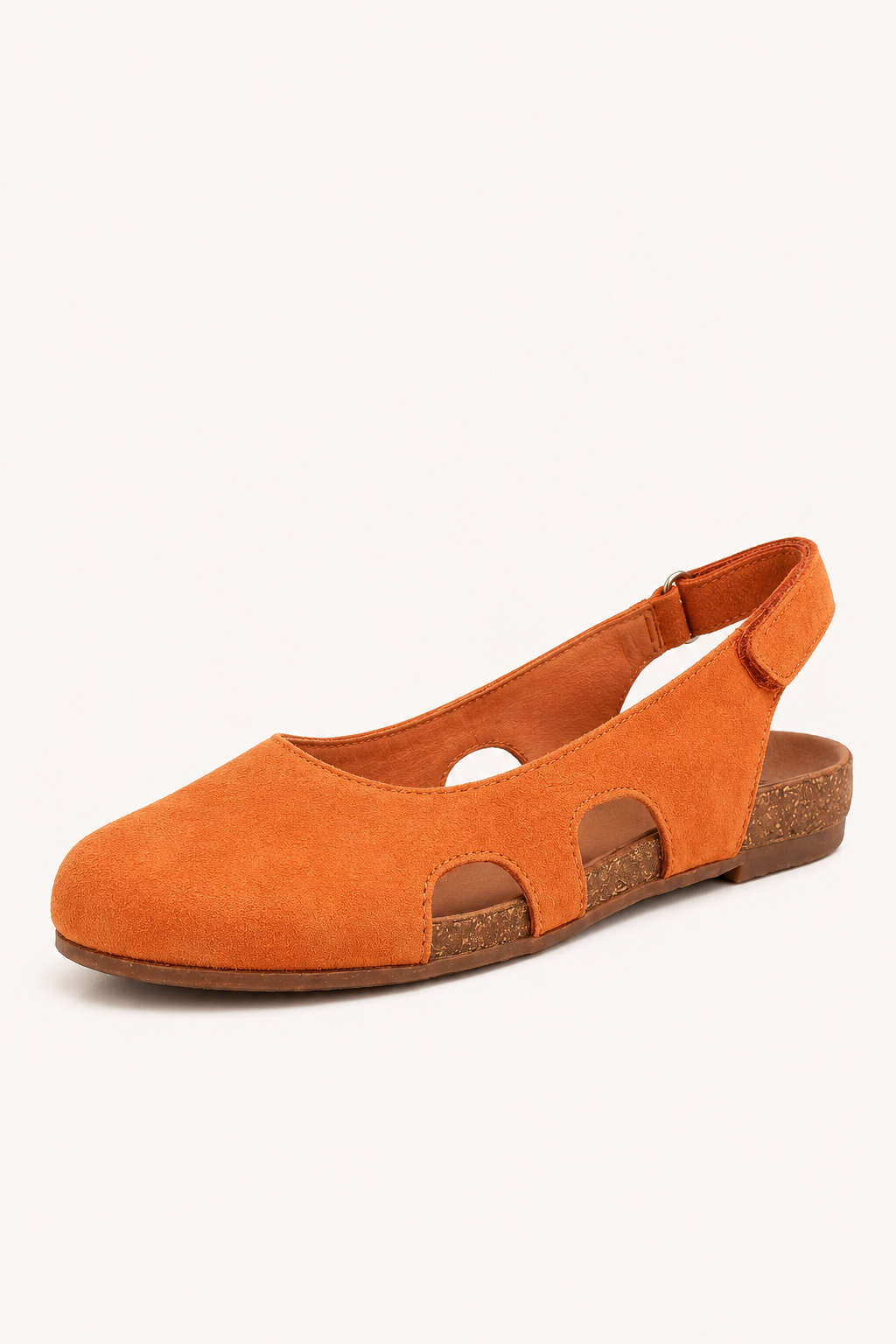 Sandalias planas cerradas para mujer con plantilla cómoda - Helga