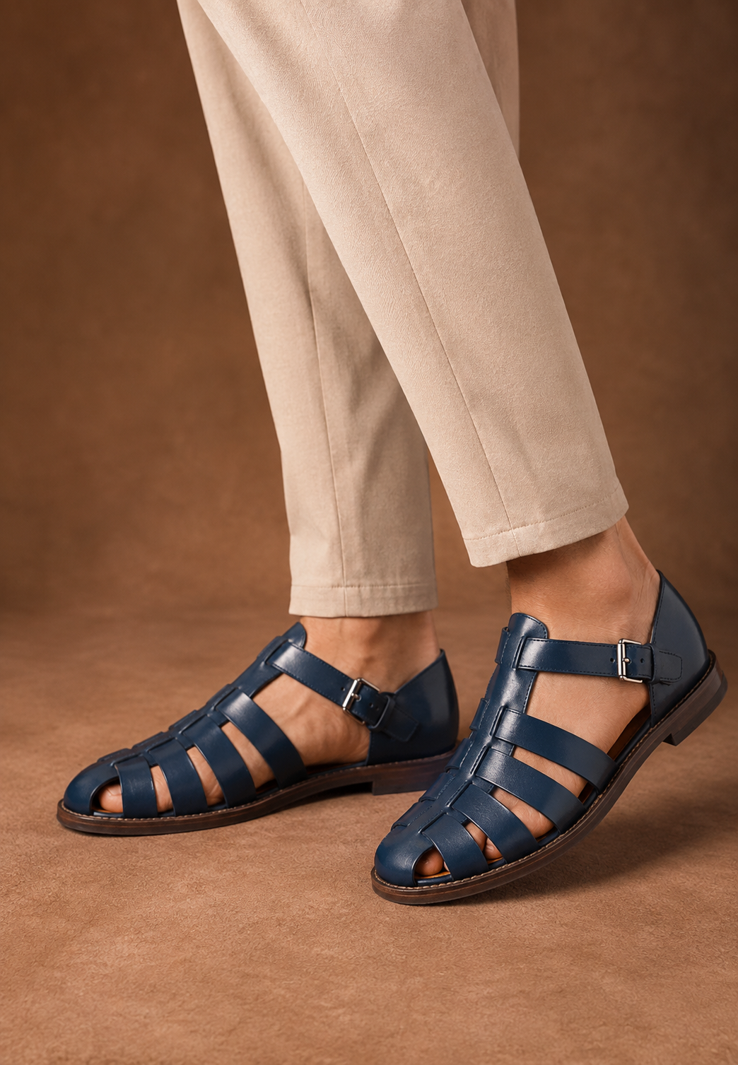 Sandalias elegantes para hombre con tiras hebilla - Lennard