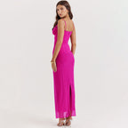 Frida - Vestido largo rosa