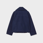 Chaqueta corta de lana con doble botonadura para mujer - Heidi