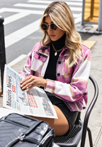 Chaqueta de cuadros con bolsillos - Nadorine