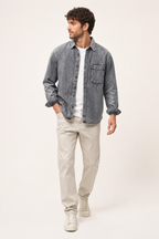 Camisa vaquera vintage para hombre - Paolo