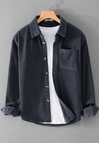 Sobrecamisa pana hombre corte relajado bolsillo pecho - Gaspard