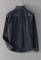 Sobrecamisa pana hombre corte relajado bolsillo pecho - Gaspard