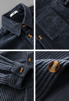 Sobrecamisa pana hombre corte relajado bolsillo pecho - Gaspard