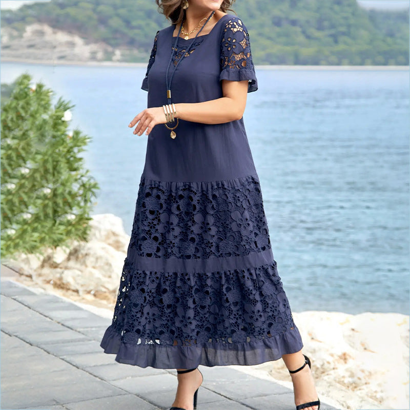 Sarah - Vestido floral con encaje