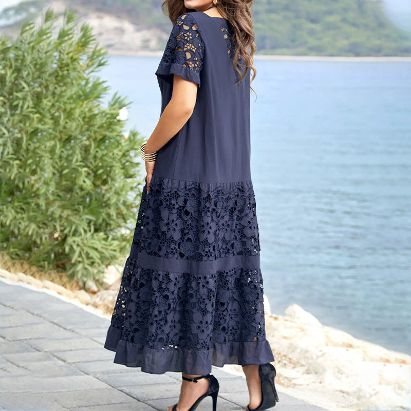 Sarah - Vestido floral con encaje