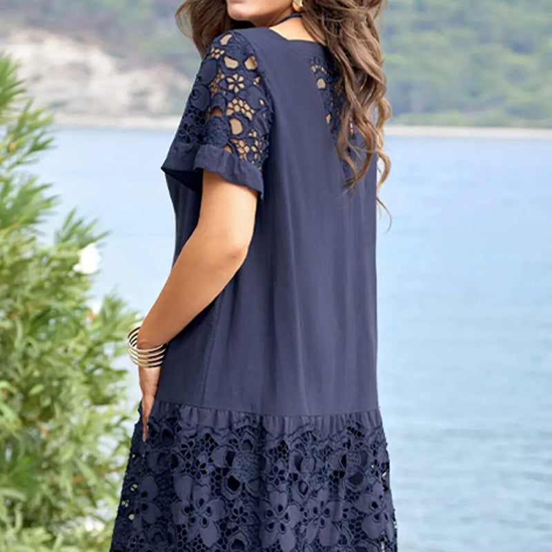 Sarah - Vestido floral con encaje