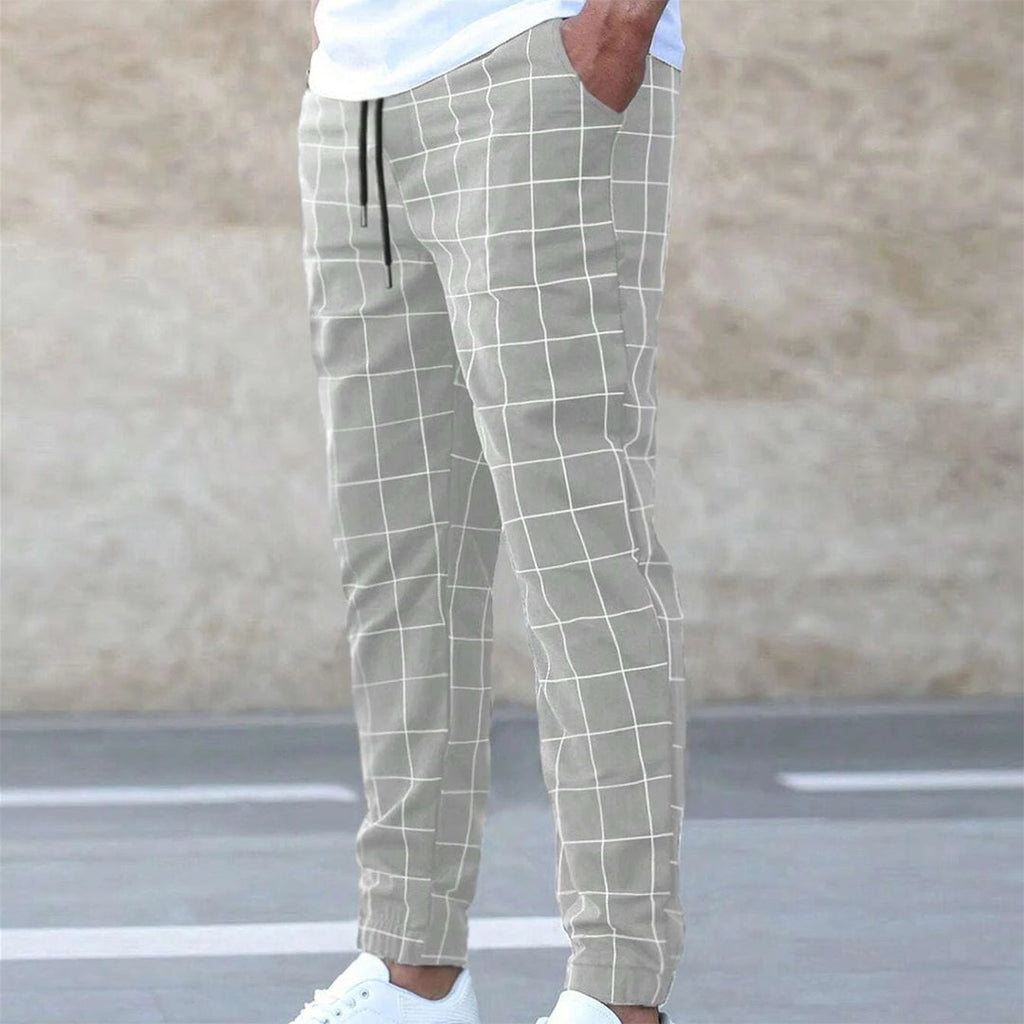 Civus - Pantalones de hombre elegantes y cómodos para el verano