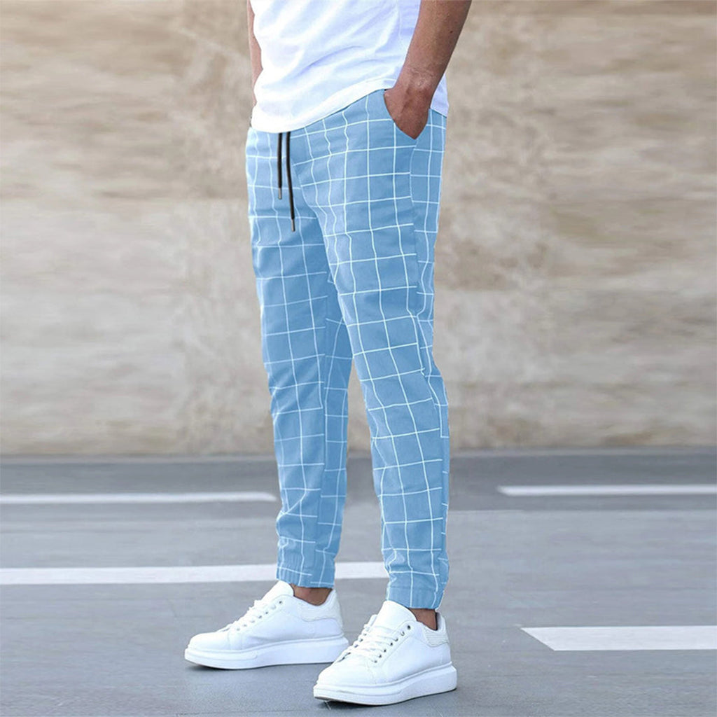 Civus - Pantalones de hombre elegantes y cómodos para el verano