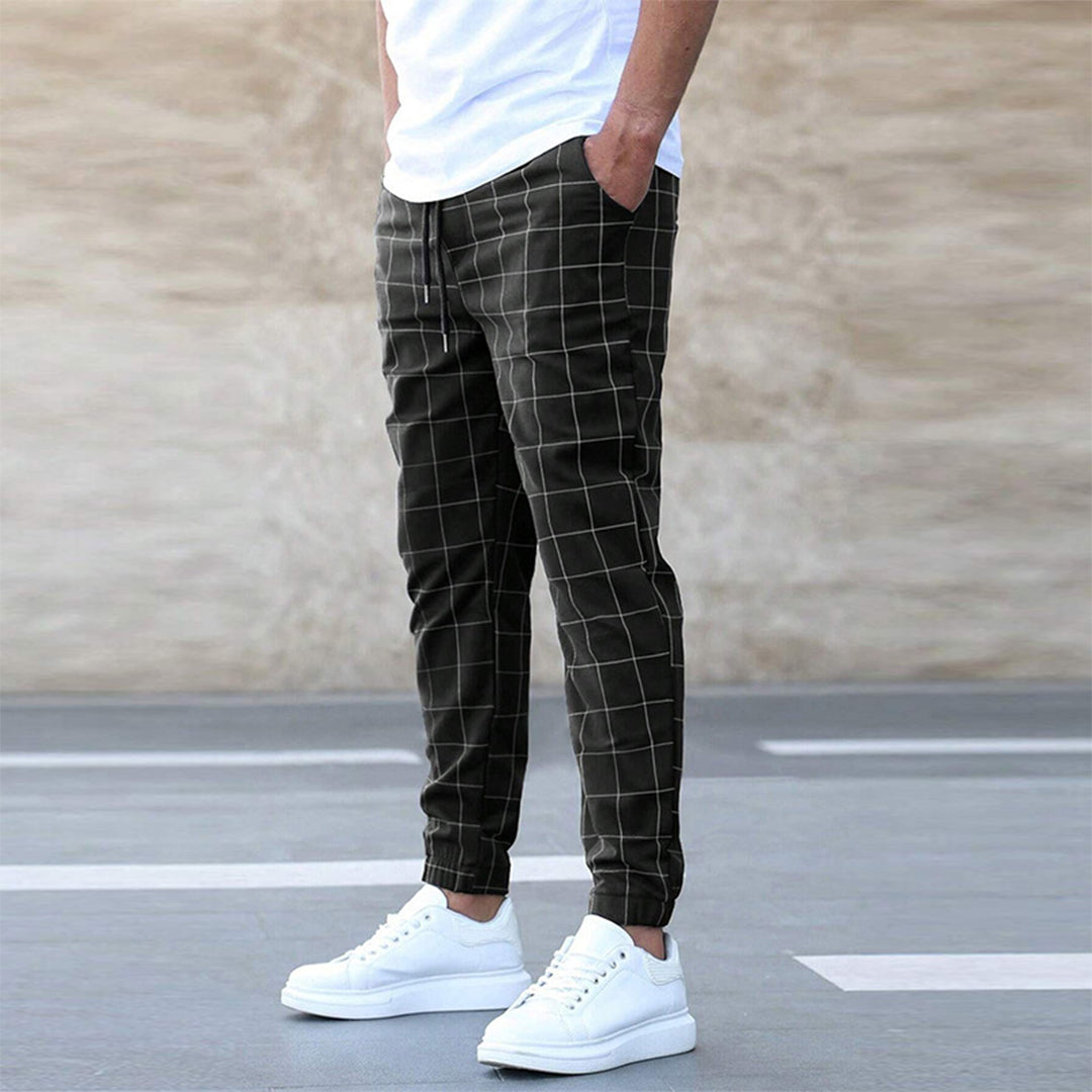 Civus - Pantalones de hombre elegantes y cómodos para el verano