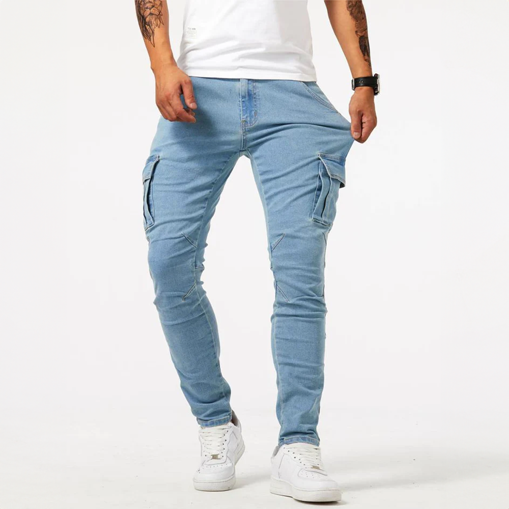 Quintin - Elegantes vaqueros cargo de verano para hombre