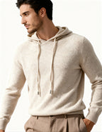 Sudadera de punto hombre capucha ajustable - Sébastien