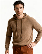 Sudadera de punto hombre capucha ajustable - Sébastien