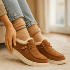 Botines tipo mocasín con interior afelpado - Cerine