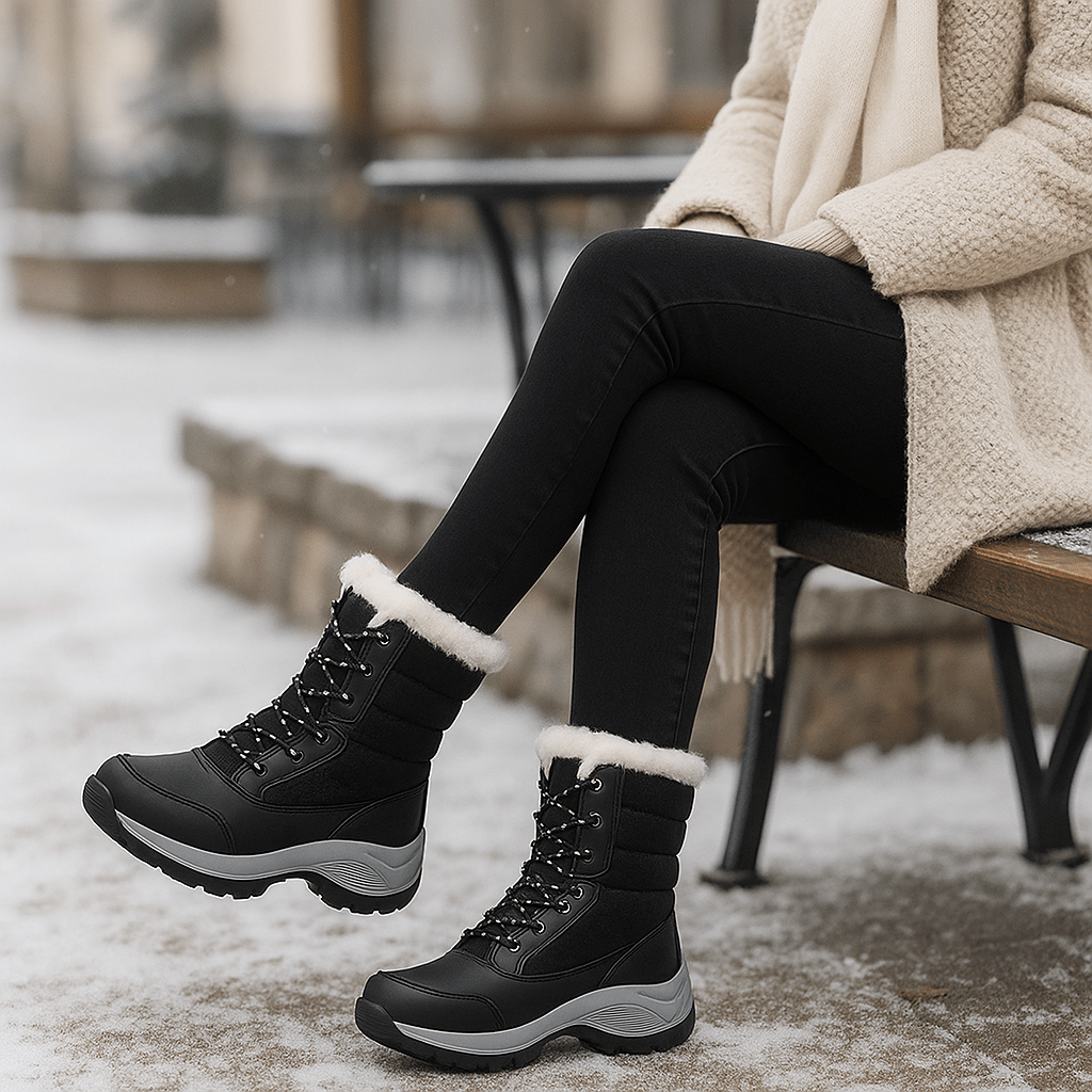 Botas para mujer con suela gruesa - Rinhoa