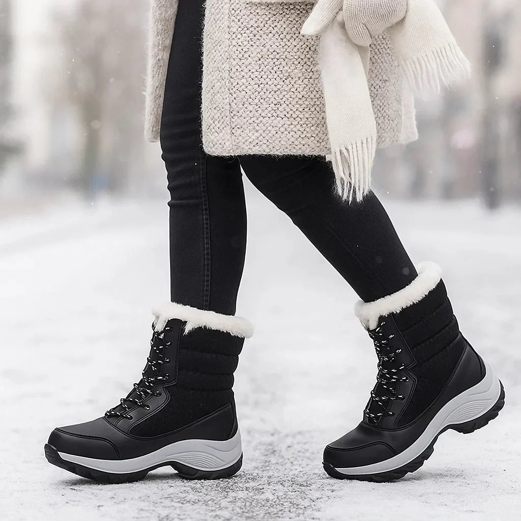 Botas para mujer con suela gruesa - Rinhoa