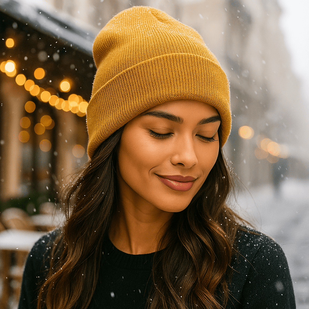 Gorro para mujer estilo suave con interior protector - Avrile