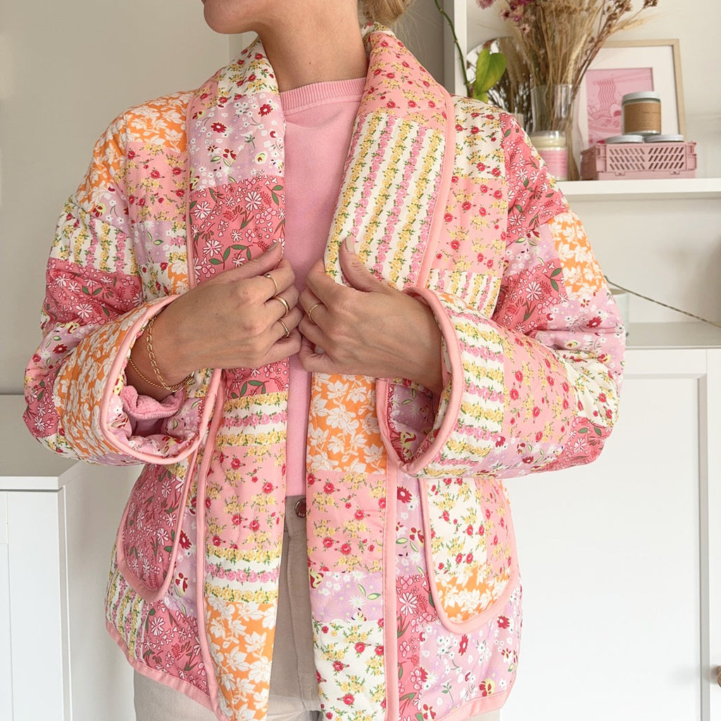 Chaqueta acolchada para mujer floral - Eirlys