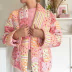 Chaqueta acolchada para mujer floral - Eirlys