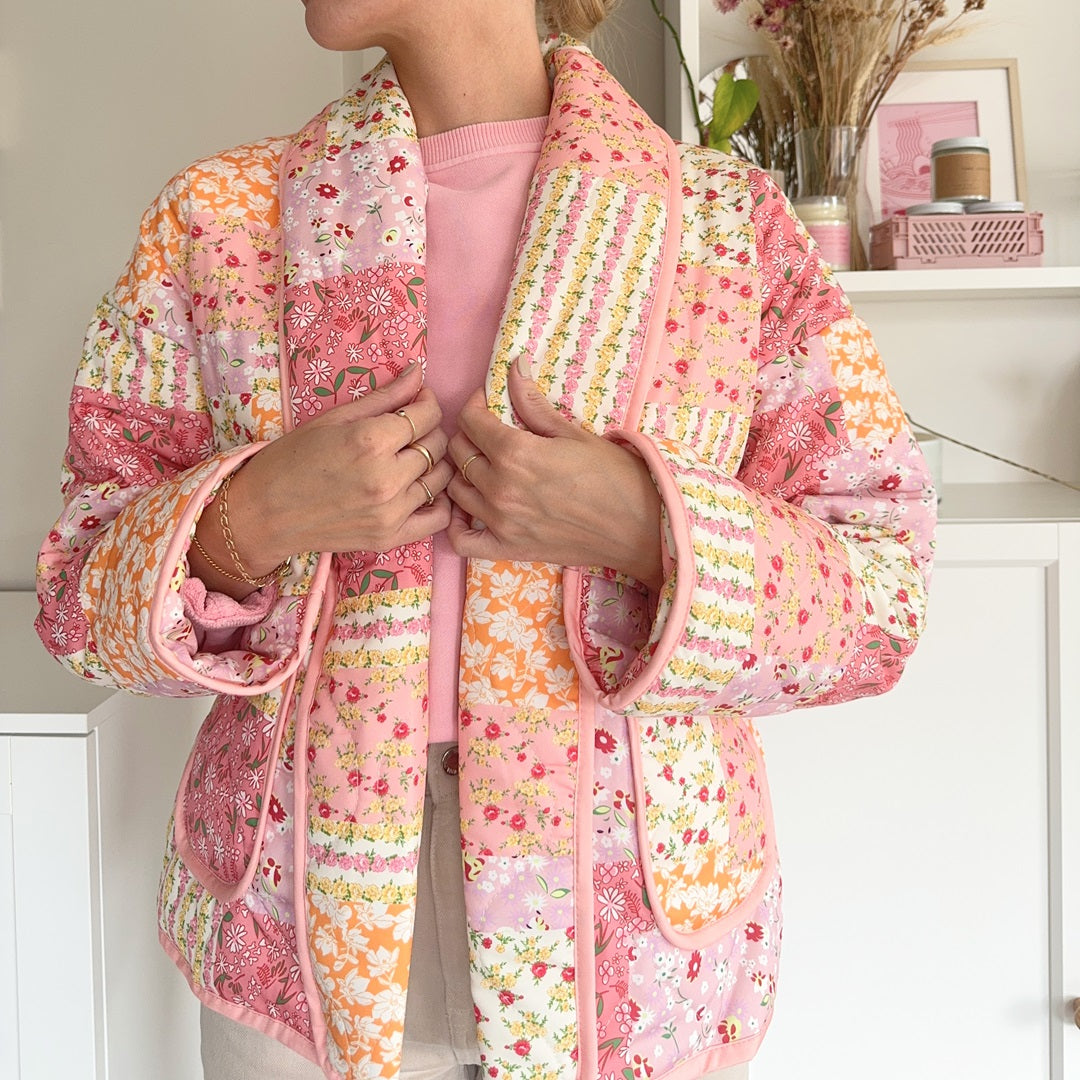 Chaqueta acolchada para mujer floral - Eirlys