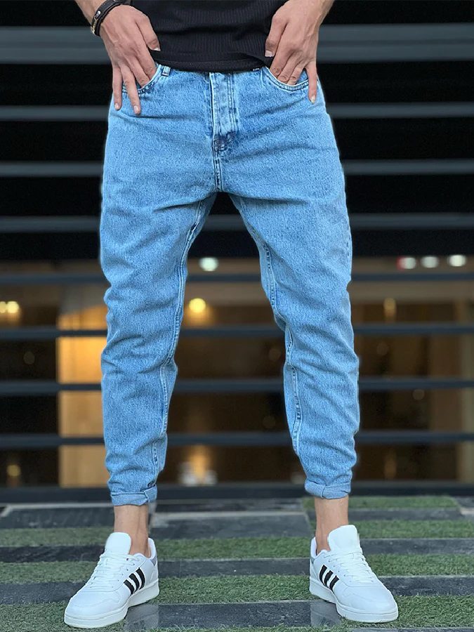 Derrick - Vaqueros de verano de moda para hombre