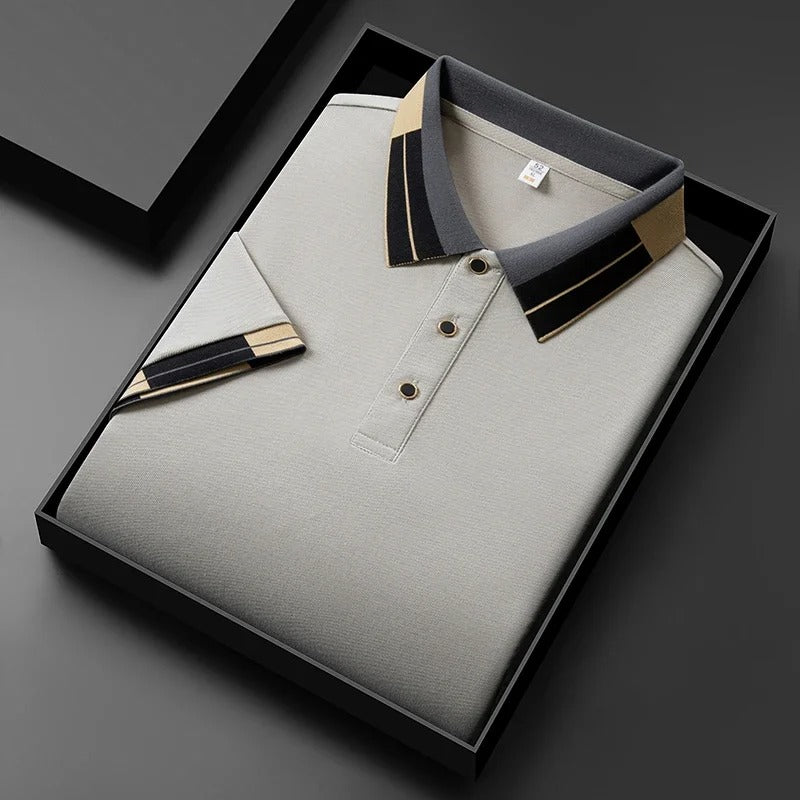 Camiseta polo para hombre tejido técnico transpirable estilo casual - Carlos