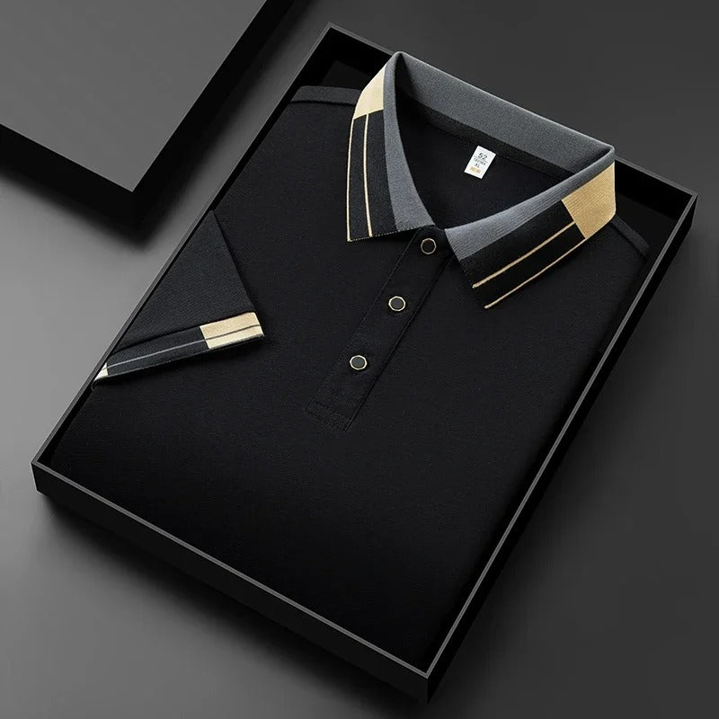 Camiseta polo para hombre tejido técnico transpirable estilo casual - Carlos