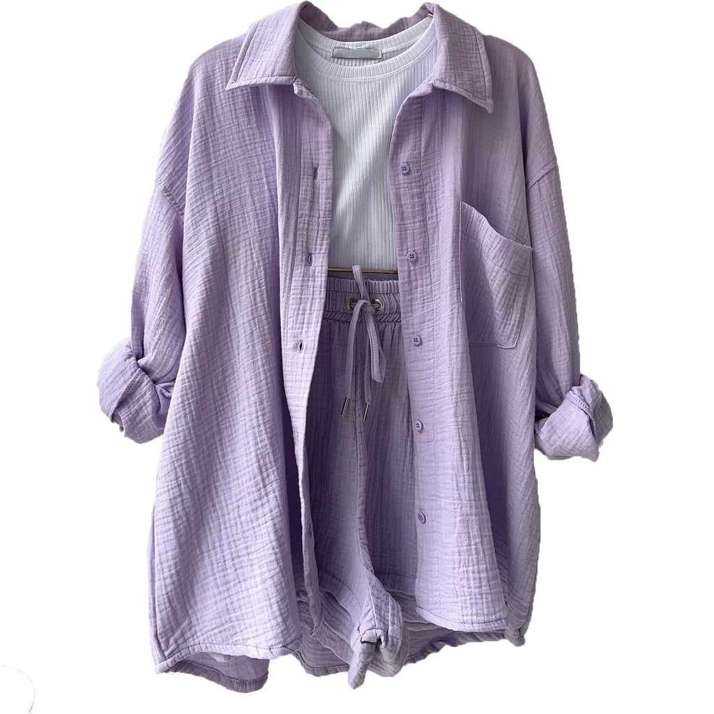 ANIKA - Conjunto Casual Cardigan Mujer