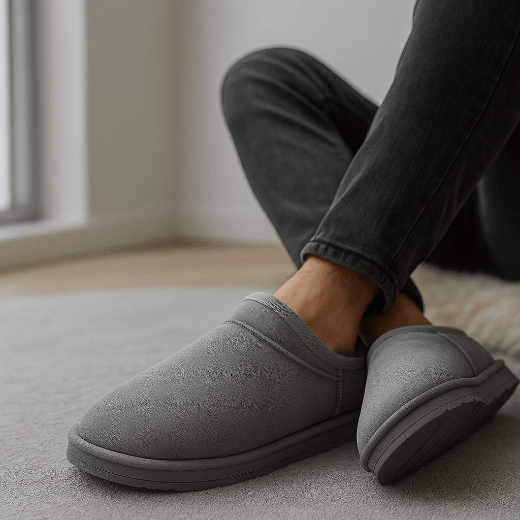 Zapatillas de casa de hombre estilo aterciopelado - Jorven